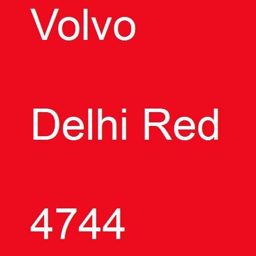 Volvo, Delhi Red, 4744.